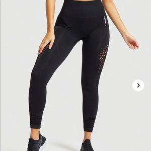 Black Gymshark Energy Seamless leggings